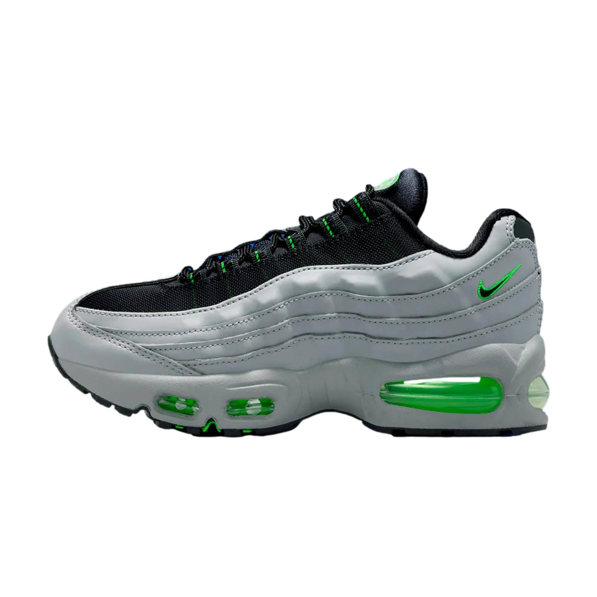 Nike Air Max 95 BB Leather Light Smoke Grey / Black  II4130-012 Grade-School