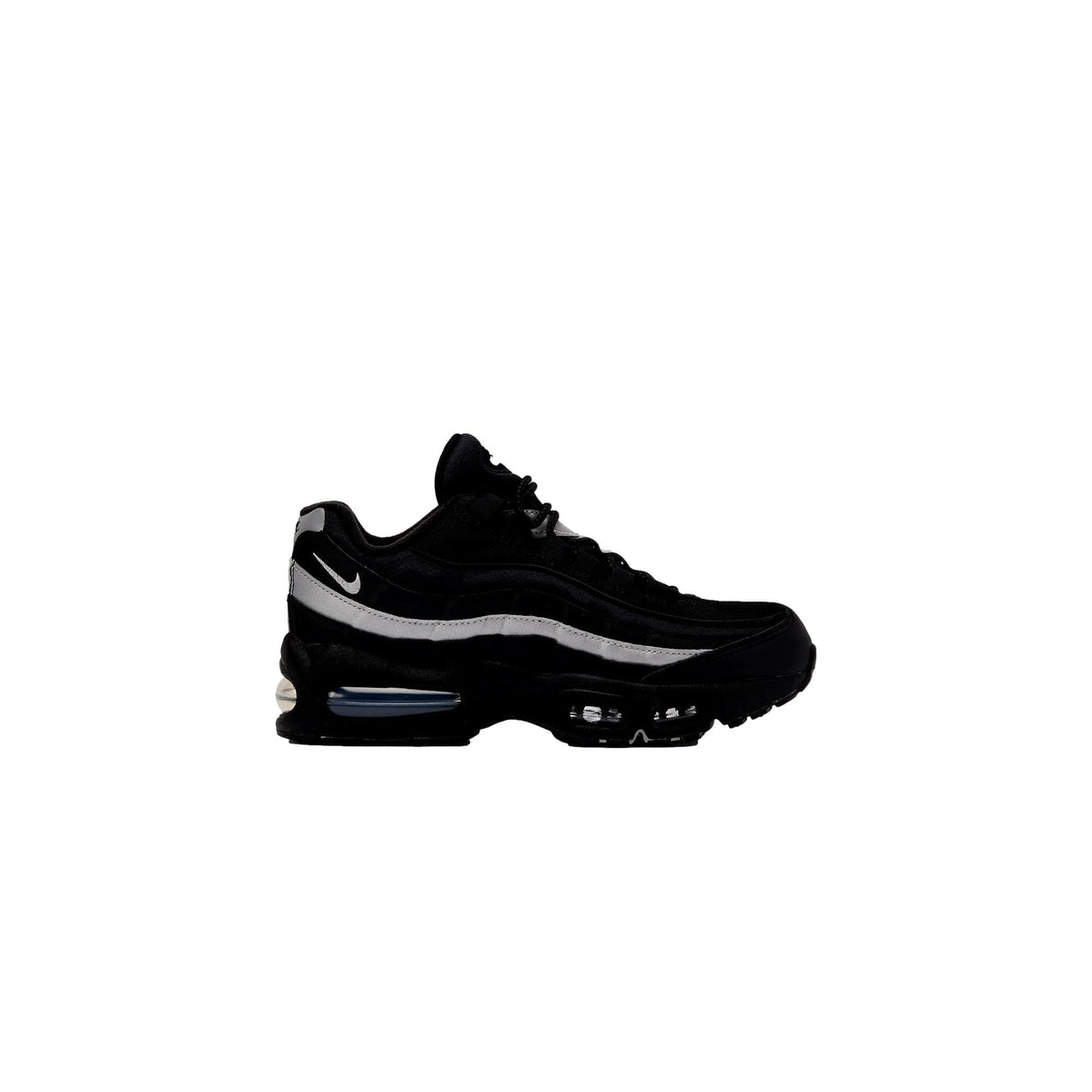 Nike Air Max 95 BB Leather Black / Metallic Silver - Black  II4130-013 Grade-School