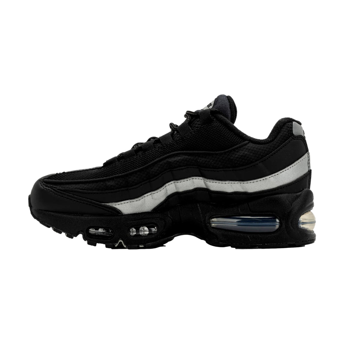 Nike Air Max 95 BB Leather Black / Metallic Silver - Black  II4130-013 Grade-School