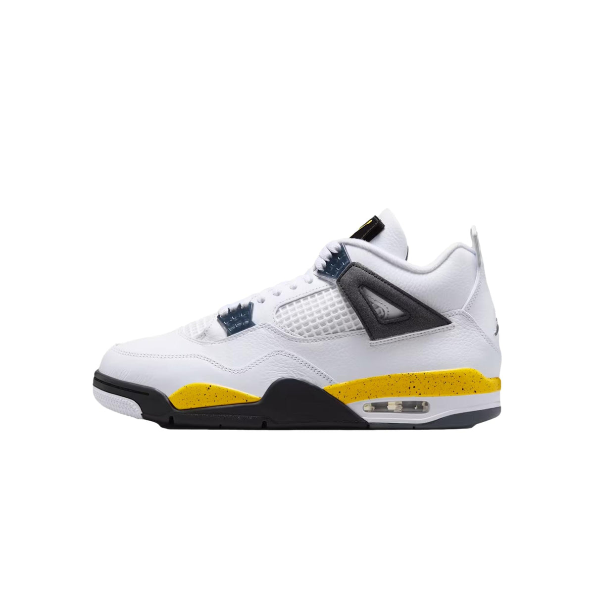 Nike Air Jordan 4 Retro White / Tour Yellow / Dark Blue Grey / Black  IO2463-102 Men's