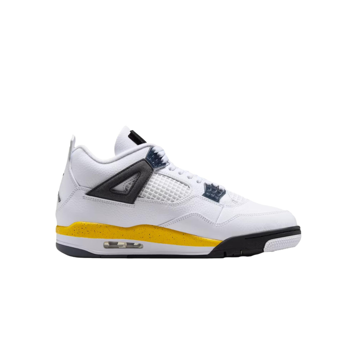 Nike Air Jordan 4 Retro White / Tour Yellow / Dark Blue Grey / Black  IO2463-102 Men's