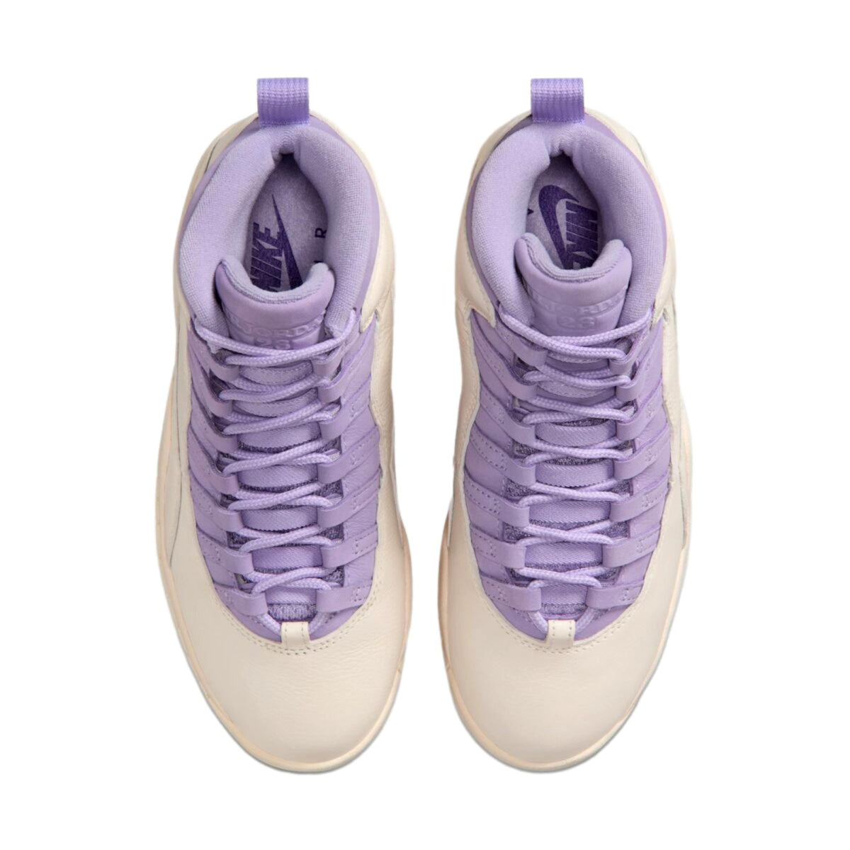 Nike Air Jordan 10 Retro Chalk / Hydrangeas - Wild Grape  IQ0388-101 Women's