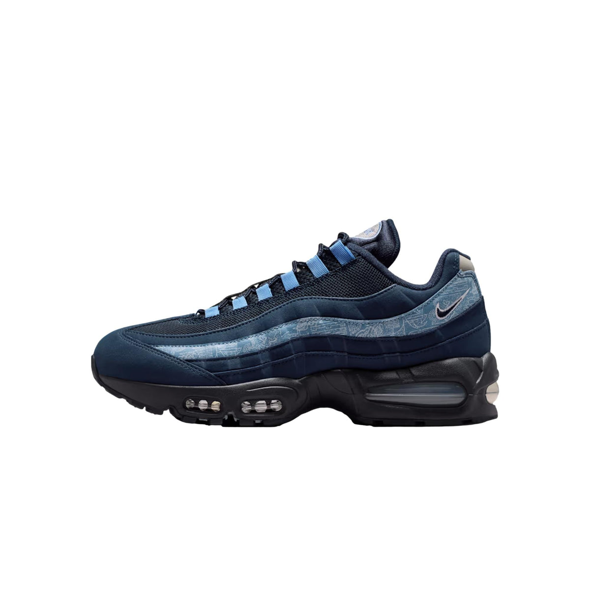 Nike Air Max 95 Big Bubble SE Multi-Color / Obsidian - Work Blue  IU2254-900 Men's