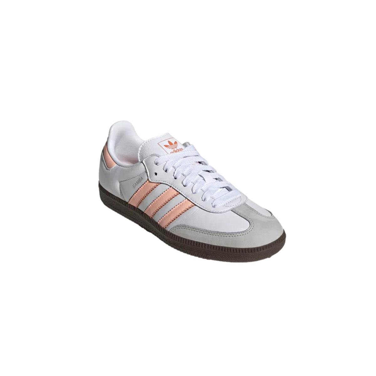 Adidas Samba OG Cloud White / Clear Orange / Semi Coral  JH5687 Women's