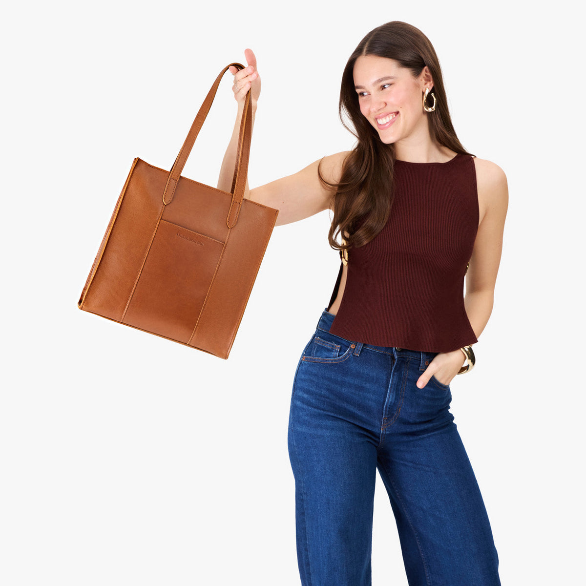 'Almost Perfect' Large Lola Zipper Crossbody Tote