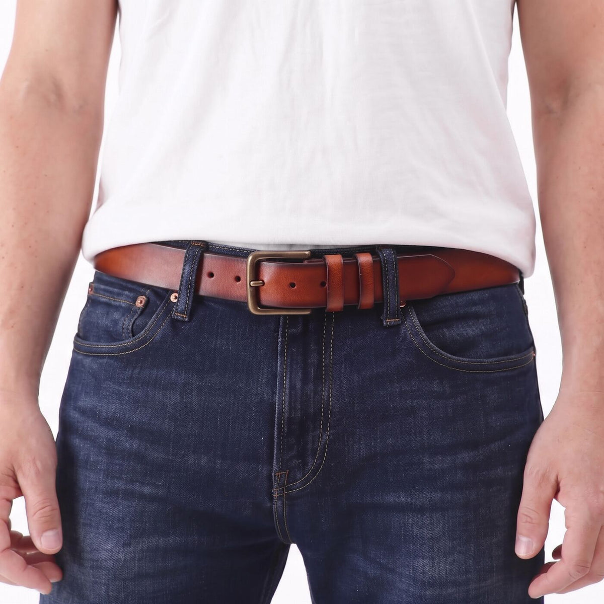 Men's Frontier Leather Belt