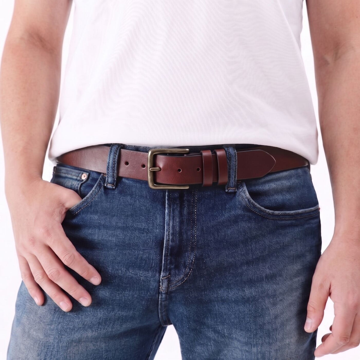 Men's Frontier Leather Belt