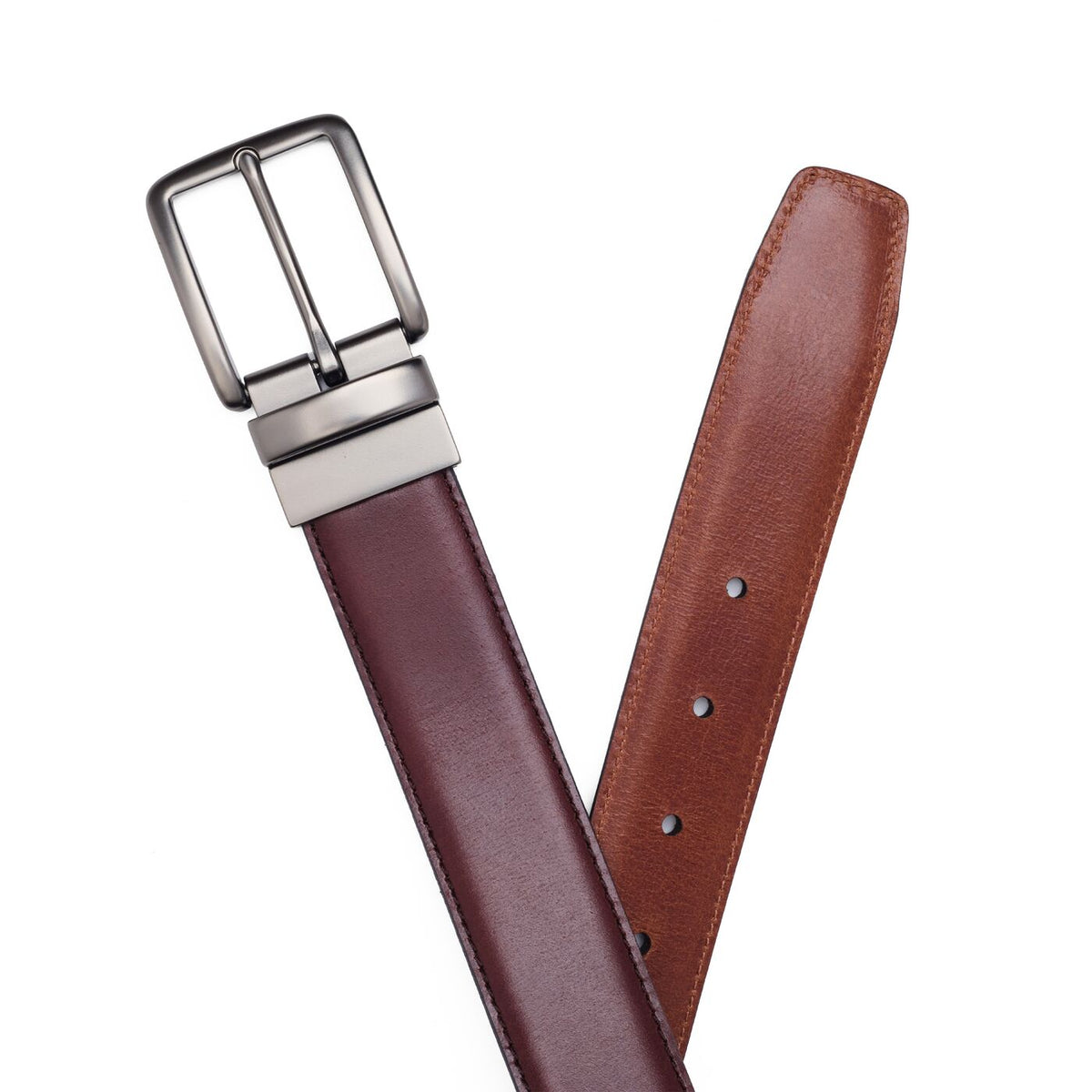 Men's Italian Reversible Leather Belt
