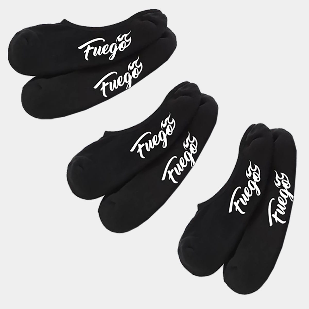 No-Show Socks | Black (3-pairs)