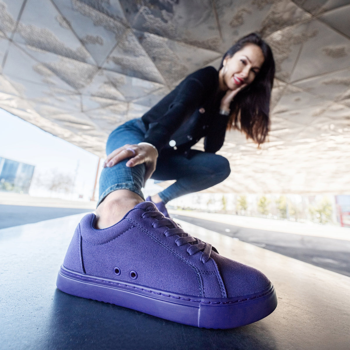 Purple Low-top