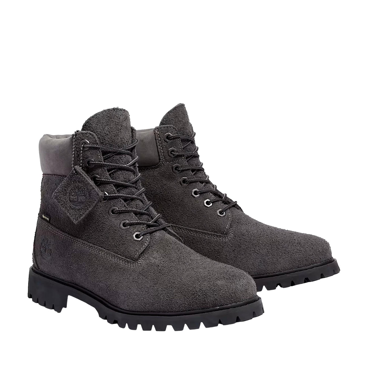 Timberland 6 Inch Premium Vibram GTX Lace Boot Dark Grey Suede  TB0A6F8FEEP Men's