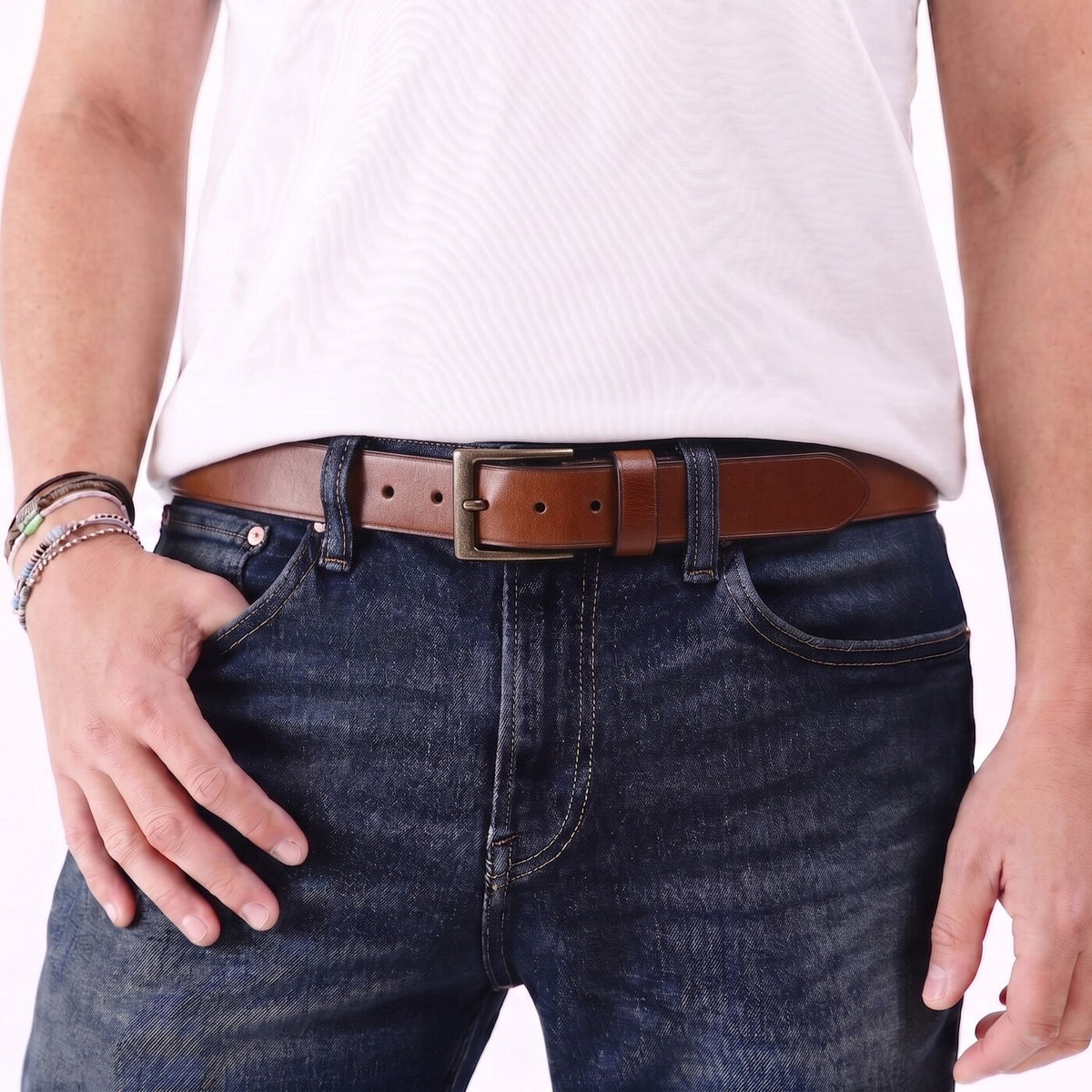 Men's True North Leather Belt