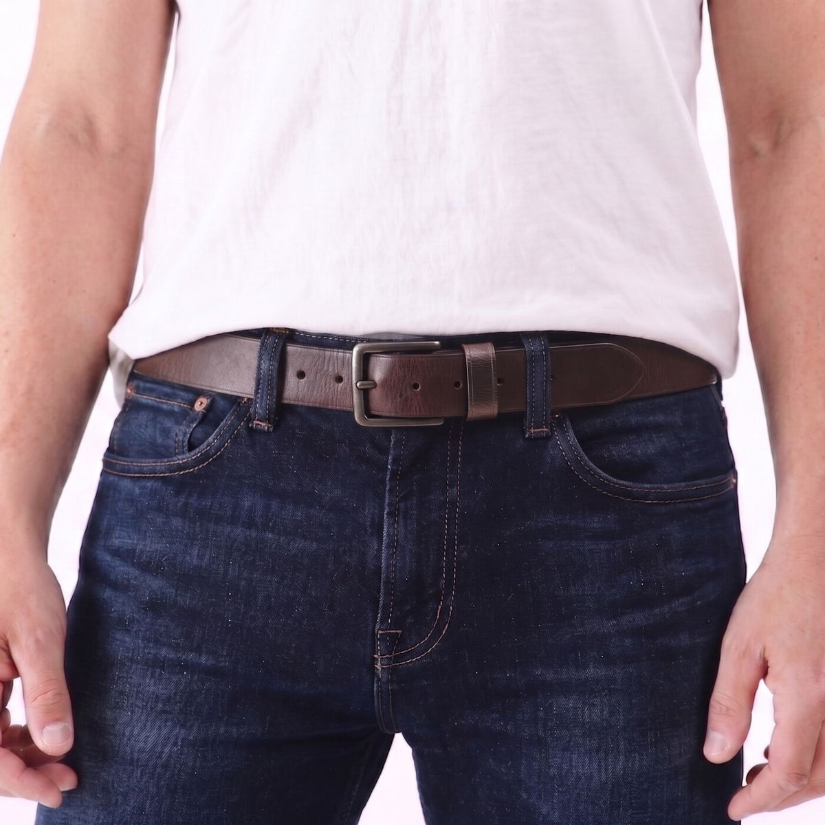 Men's True North Leather Belt
