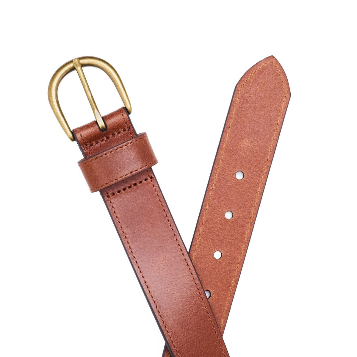 Women's Wide Loop Leather Belt