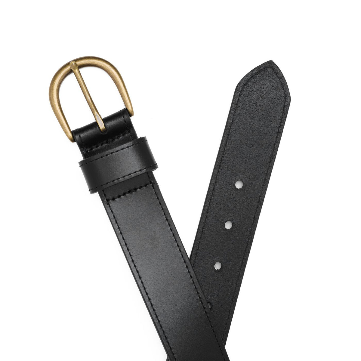 Women's Wide Loop Leather Belt