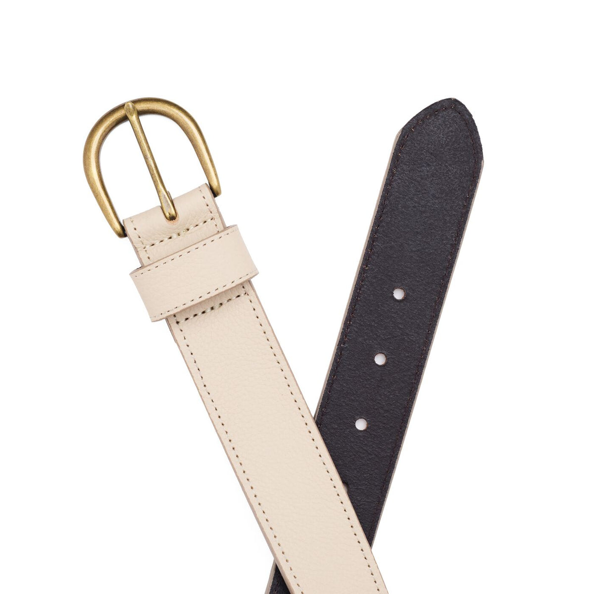 Women's Wide Loop Leather Belt