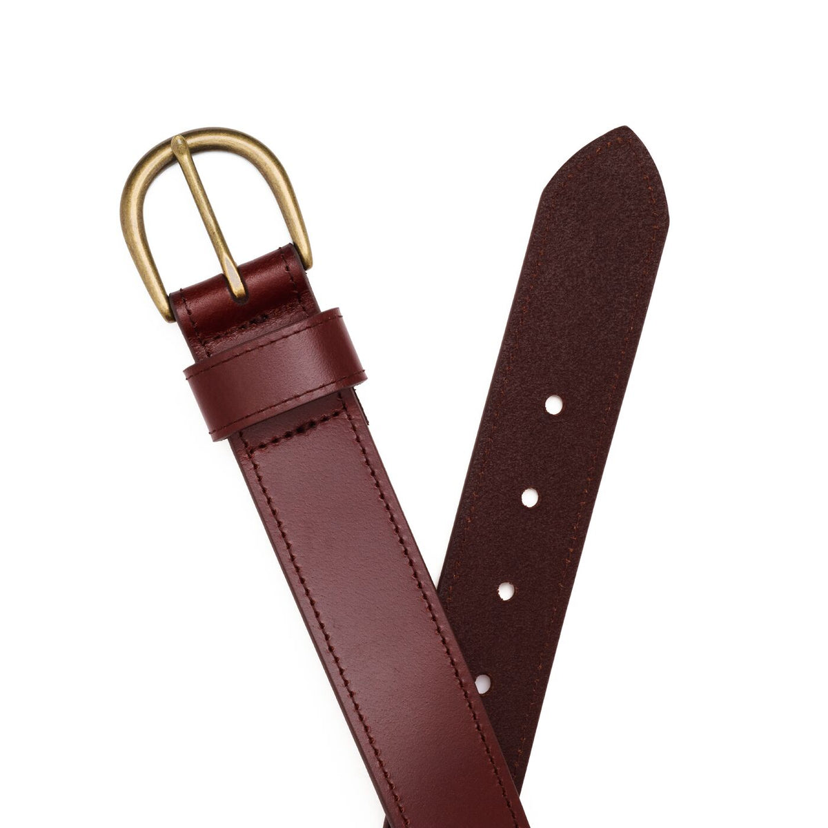Women's Wide Loop Leather Belt